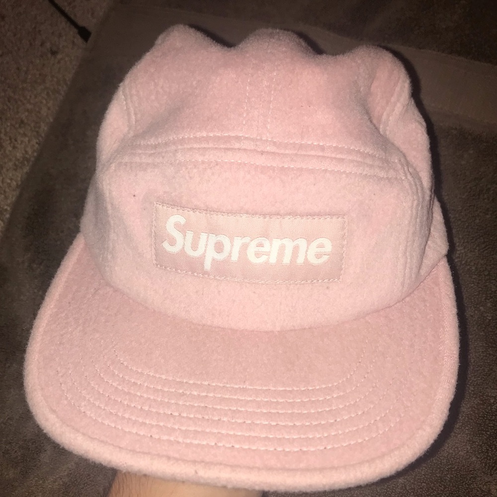 Pink supreme hat